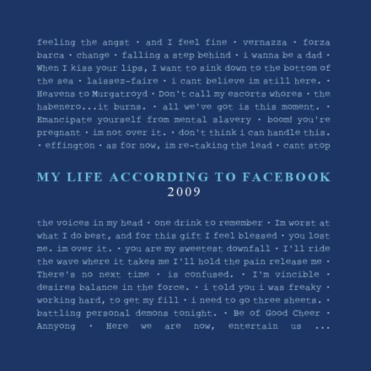 mylifeaccordingtofacebook2009